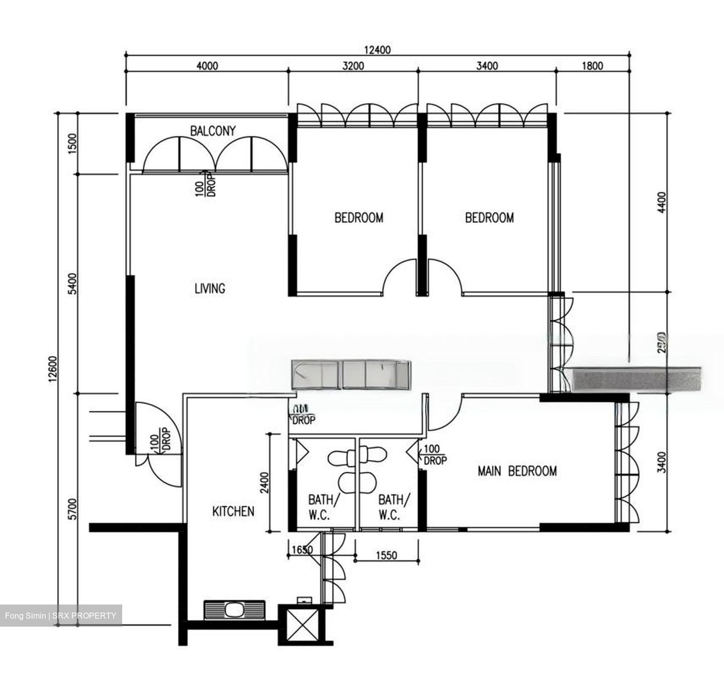 Blk 60 New Upper Changi Road (Bedok), HDB 5 Rooms #460227011